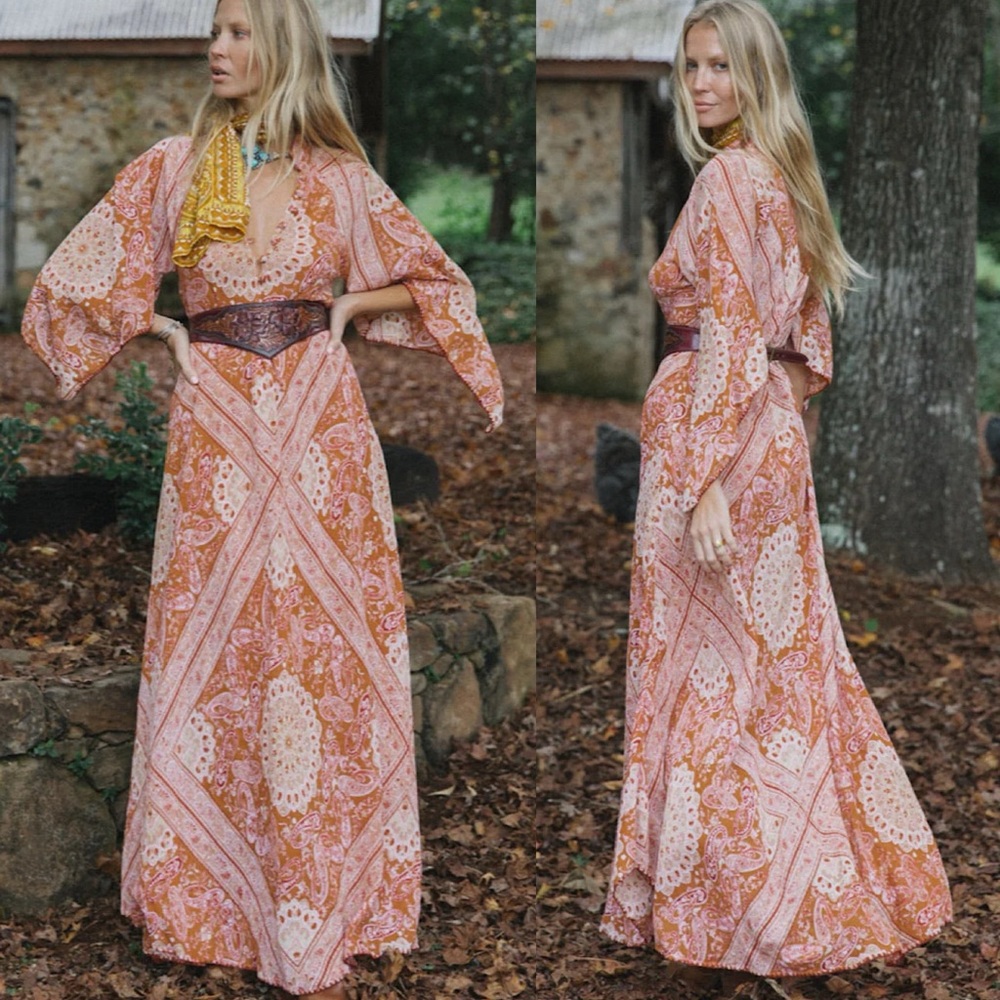 Chasing Unicorns Alabama Getaway Maxi Caftan Dress - Picture 1 of 11